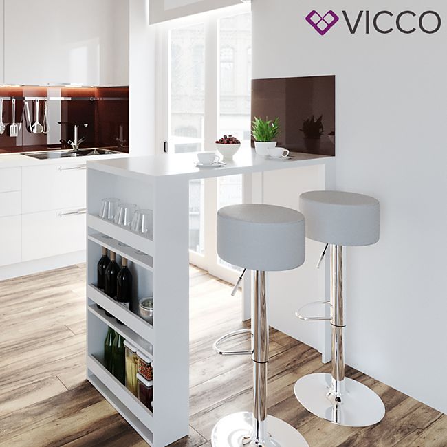 Vicco Bartisch Bar Tresen Drei Farben Bartresen Stehtisch Tisch Bistrotisch Kuche Inkl Barhocker Online Kaufen Bei Netto